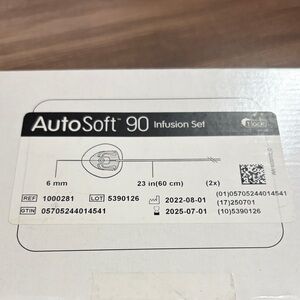 AutoSoft 90 Infusion Set - White